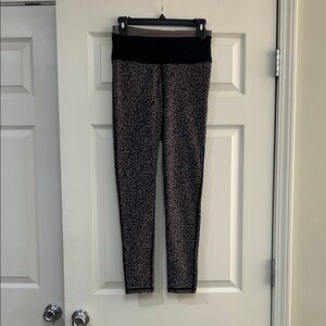 Mono B Black and Brown Leopard Print Leggings